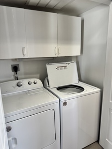Full size washer and dryer