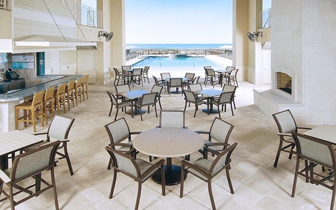 Guests have access to the Kiva Beach Club- a beachside pool and restaurant