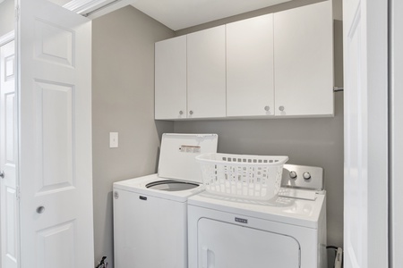 Full size washer and dryer