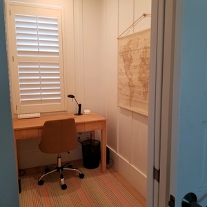 Office located off master bedroom