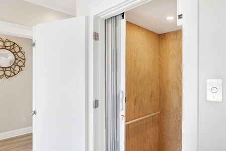 Private elevator for guests use