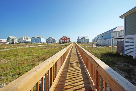 Beach access path