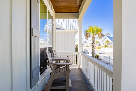 Covered front porch