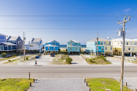 Easy beach access and views from the balcony