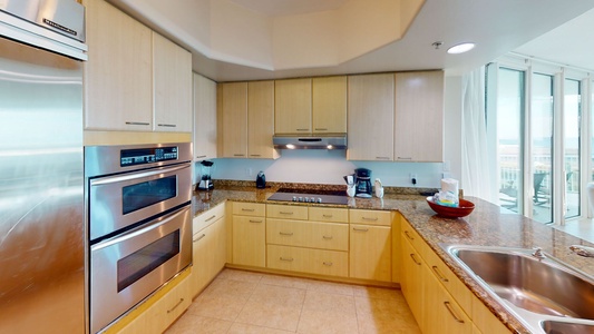 High-end fully equipped kitchen
