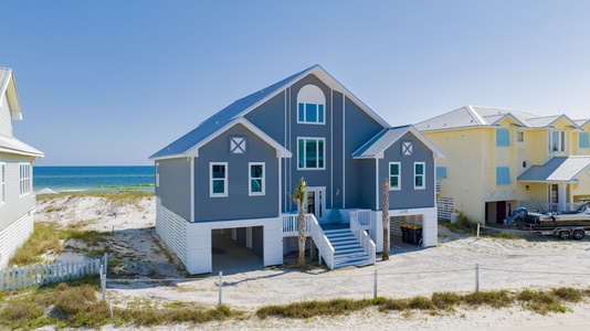 Large driveway and covered parking