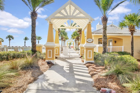 Entrance to the Club house and pool area