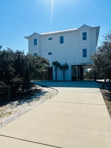 Large driveway