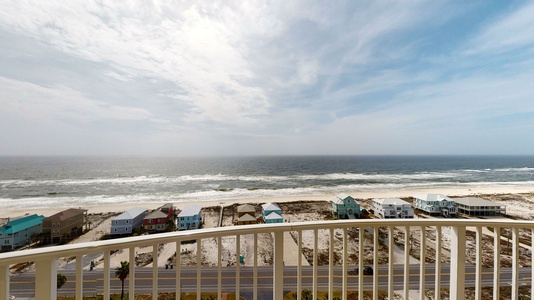 Balcony views of Gulf Shores