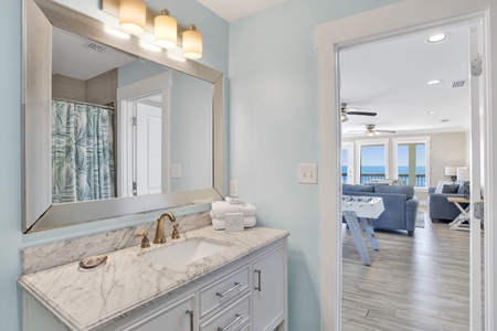 3rd floor bathroom shared bathroom with a tub/shower combo