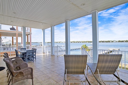 Bama Boat House South Balcony accessible from master and living room