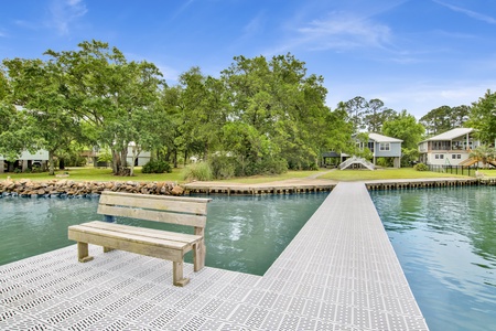 New pier and fishing platform