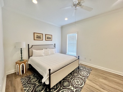 Bama Boat House Guest bedroom 2, king bed, attached bath