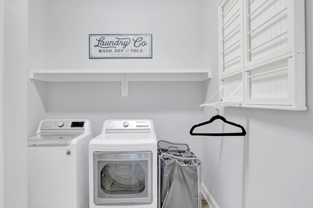 1st floor full size laundry room