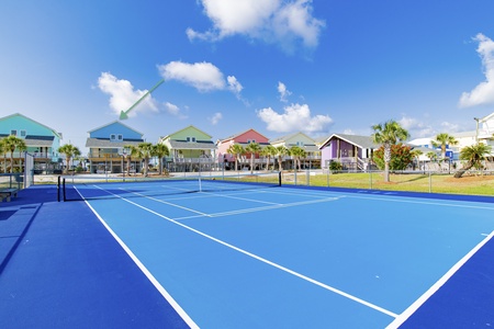 Pickle ball, tennis and basketball courts just steps away!