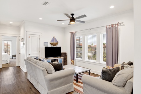 The 2nd living area, located on the 2nd floor