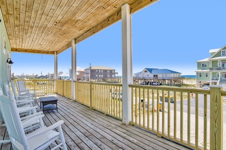 Balcony off 2nd floor bedrooms