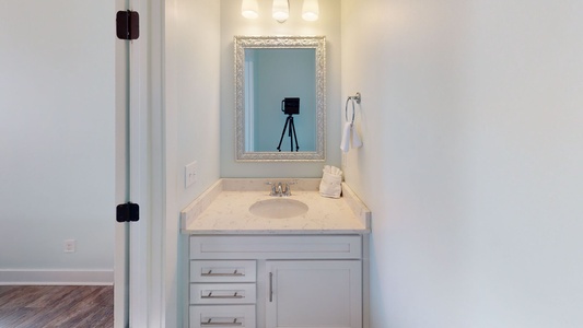 Convenient first floor half bath
