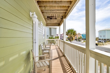 1st floor balcony