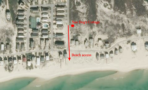 Beach Access view