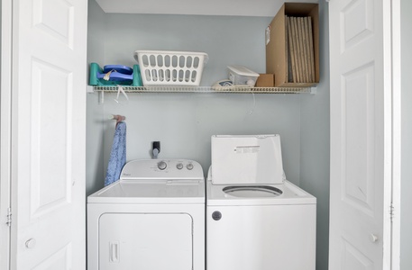 Full size washer and dryer