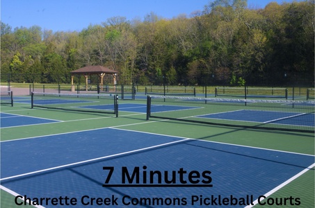The well maintained pickleball courts are waiting for you and a friend!