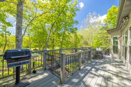 Enjoy incredible views from the spacious outdoor deck
