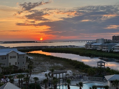 Sunset from Balcony