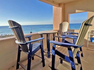 Wake up to endless ocean views from your private balcony, where morning coffee becomes a ritual and sunset cocktails feel magical.