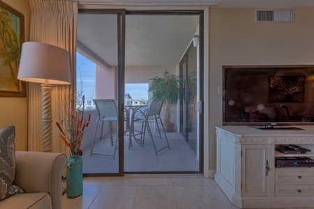 Living Room looking out to Balcony