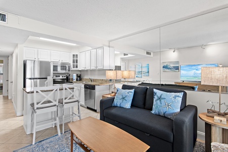 Living and Kitchen Area