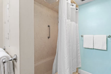 Primary Bathroom with Shower Tub Combination