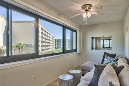 Enclosed Balcony Sitting Area