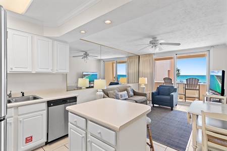 Kitchen and Living Area