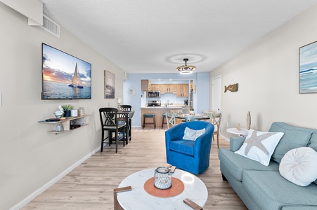Living and Kitchen Area