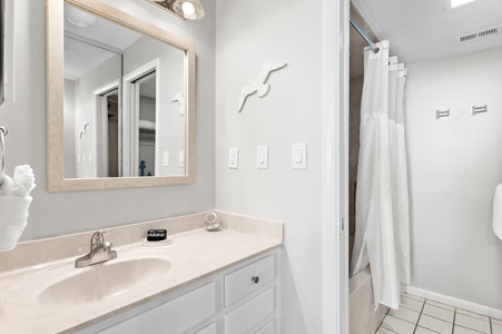 Primary Bathroom with Shower Tub Combination