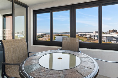 Enclosed Balcony View