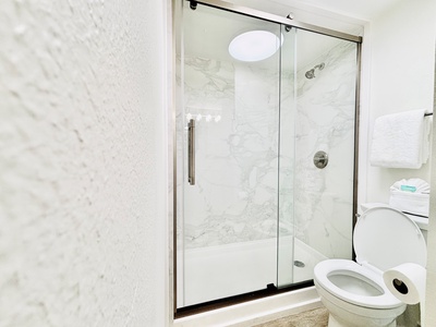 Guest Bathroom with Walk In Shower