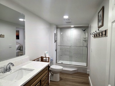 Guest Bathroom with Walk In Shower