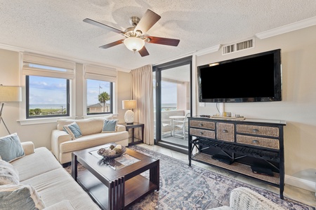 Living Area with Balcony