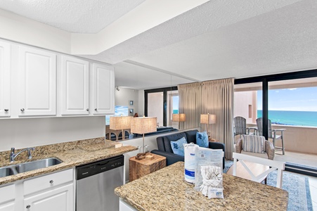 Kitchen and Living Area