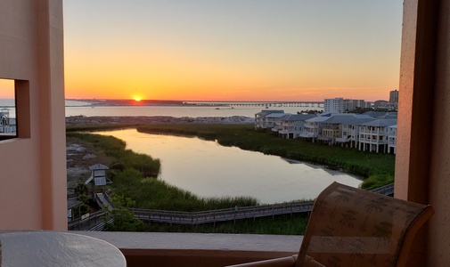 Sunset View from Balcony