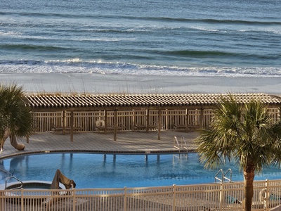 Pool View from Balcony