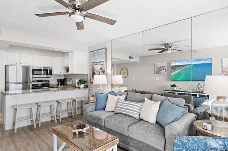 Living and Kitchen Area