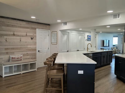 Entryway and Kitchen Area