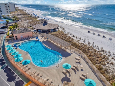 Balcony View of Pool