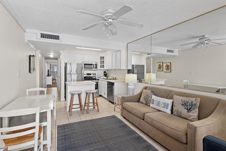 Living and Kitchen Area