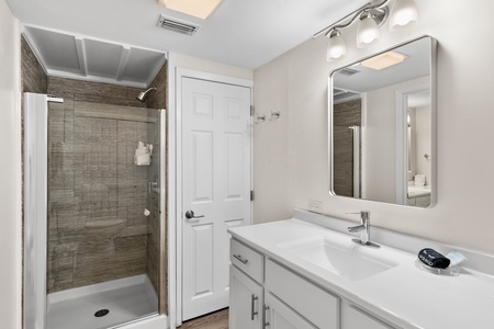 Guest Bathroom with Walk In Shower