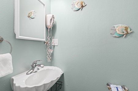 Half Bath in Bedroom