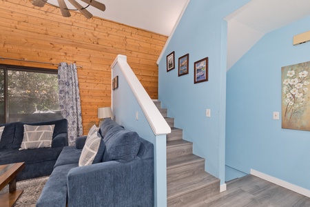 Stairs to loft